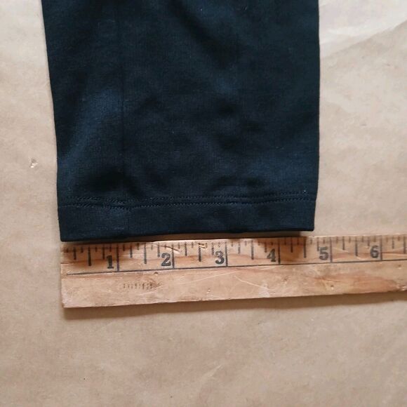 H&M Womens Leggings Large Black Mid Rise Skinny Stretch Ankle Basic Casual - Picture 6 of 6